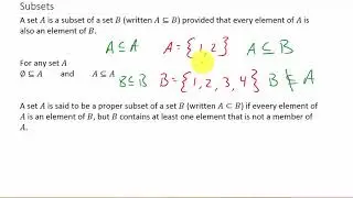 Formula for the Number Of Subsets