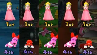 Mario Party 9 - Peach vs Birdo vs Luigi vs Mario #MarioGame