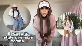 5 ways to style oversize hoodies