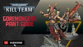 Warhammer 40k Kill Team Goremongers Paint Guide.