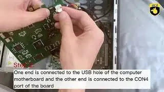 LMC PClE Board Cable Connection