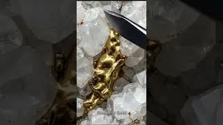 Found a Real Gold Vein Inside Quartz | Rare Natural Gold Discovery