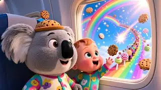 Koala Flies a Cookie Plane | Fun Nursery Rhyme Song for Kids