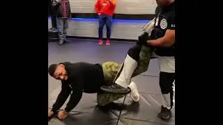 Commander Dale Brown taps Joaquin Buckley with ankle lock!!