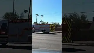 Peoria Fire-Medical Responding To An Emergency #siren #shorts