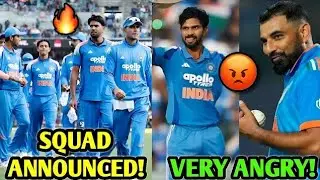 India Vs NZ SHOCKING SQUAD - Cricketers ANGRY 😡 Ruturaj DROPPED, Shami IGNORED, Shreyas BACK