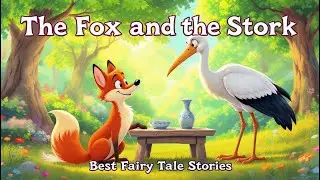 The Fox and the Stork – A Clever Trick with a Smart Lesson | Bedtime Stories for Kids in English