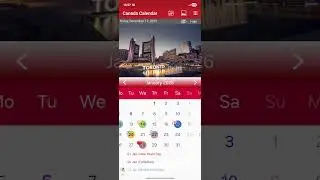 Canada Calendar 2026