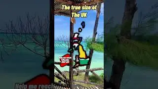 The true size of the UK #countries