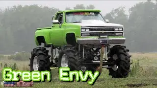 New Engine In Green Envy Mega Truck - Trumbles Mud Bog