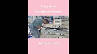 Professional arc guide rail factory.#factory #curve #machine #industry #sideway #curved #circular