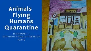 Animals Flying Humans Quarantine (Episode-1) | Drawing