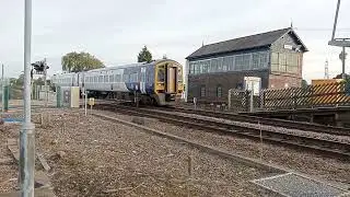 NORTHERN.158901 ARRIVING AT BROOMFLEET.16 10 23.NEIL HAYTON RAILWAY MEMORIES