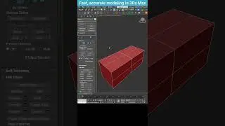 Precise 3D Modeling: Aligning Edges with Scaling in 3Ds Max #shorts  #3dsmax #modeling