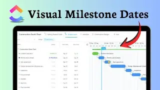 How to create a milestone chart in ClickUp (Goal Tracker)