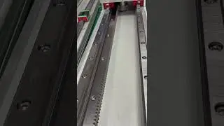 Long stroke heavy load rack pinion linear motion actuator for cnc router #automation