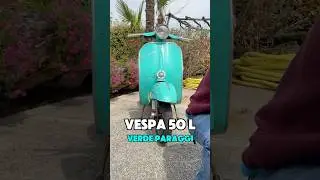 Vespa 50 L verde Paraggi conservata #vespa #piaggio ￼