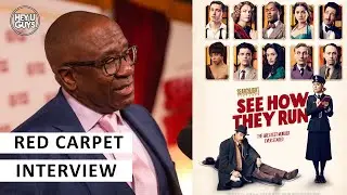 See How They Run Premiere - Lucian Msamati on boning up on his character & being kept in the dark