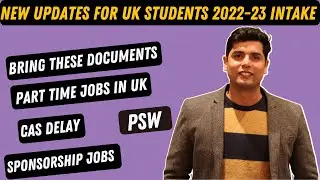 UK Student Visa 🇬🇧| New Updates 2022-23| Study in UK| Student Help UK