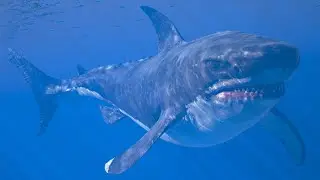 megalodon: animali preistorici
