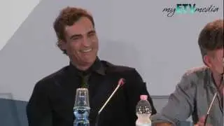 Joaquin Phoenix Bored to Death at The Master Press Conference (Venice Film Festival) FUNNY