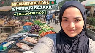 BD Vlog:Sriramshi গ্রামীণ Village Life & Trip to Mirpur Bazaar  গ্রামের শান্তি থেকে বাজারের ব্যস্ততা