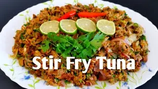 Stir fry Tuna recipe/How to make tuna