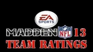 Madden 13 Team Ratings & Demo Release Info