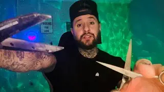 ASMR Haircut For When You Need Tingles ASAP! Fast & Aggressive Haircut Sounds With Gum Chewing 
