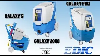 EDIC Carpet Extractors Galaxy Pro, Galaxy 2000, Galaxy 5 #EDIC #carpetextraction #extractor