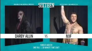 Darby Allin vs. MJF - PWG SIXTEEN 07.26.2019 | FULL MATCH 