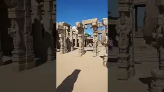 Beautifully Carved Stone Pillars # Lepakshi Temple # Andhrapradesh