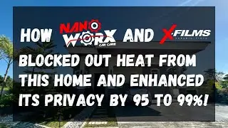 Ceramic Home Window Tinting by Nanoworx Car Care Services and X-Films Ceramic Tint in Tarlac City