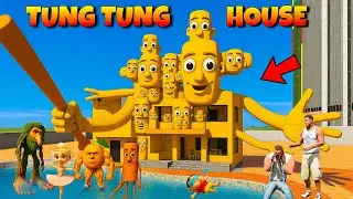 Tung Tung Tung Sahur Steals Franklin's House in Indian Driving 3D! | GTA 5 Shinchan Telugu