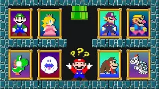 What if Mario had Custom Paintings All Characters | Game Animation