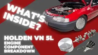 Разборка компонентов двигателя - Лучший звук двигателя в истории | Holden VN Commodore