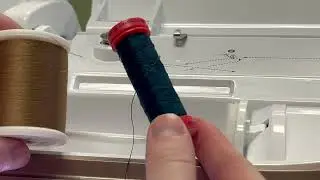 Threading and bobbin winding on Brother/ Baby Lock high shank machines.