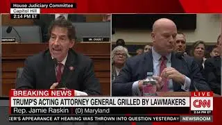 Raskin Questions Acting AG Whitaker About Shady Financial Past