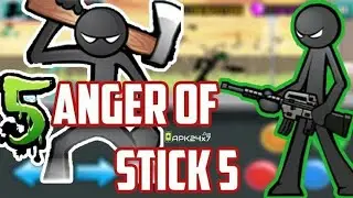 Anger of stick 5 zombie level (14) gameplay solution.
