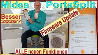 PortaSplit 2026 - Firmware Update - ALLE neuen Funktionen - PortaSplit 2026 noch besser? Midea