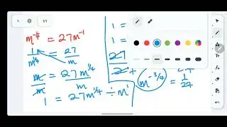 Nice Equation involving negative Exponents #maths #education #exponents #indices #surds #gcse