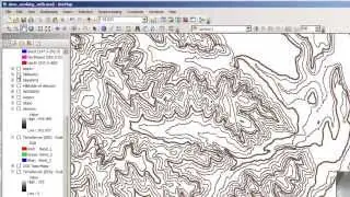Using Contour with Barriers to Symbolize Contour Lines in ArcGIS