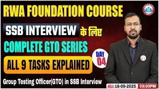 NDA SSB Interview Preparation | Foundation Course, Complete GTO Series for SSB Interview, Ankush Sir