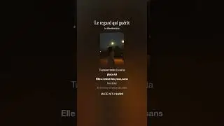 Le regard qui guérit