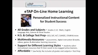 eTAP Home Learning Success