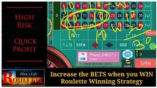 Quick profit but Highly Risky Strategy online Roulette Winning Tricks American and European Roulette