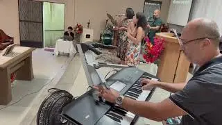 Korg Nautilus - Piano Strings e Organs - modo sequencer usado no início - Alfa Omega 