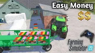 FS23, Making Easy Profite with Cotton, Fabric, Clothes in Farming Simulator 23 #fs23