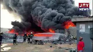 The Ghana National Fire Service has contained the fire that broke out at a plastic facility in Weija