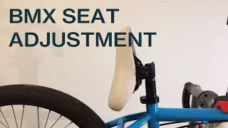 How to adjust the seat on a BMX